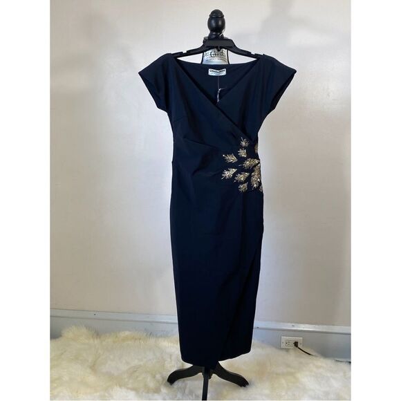 Chiara Boni La Petite Robe Suyai Embellished Cocktail Dress size 6 - Picture 6 of 12